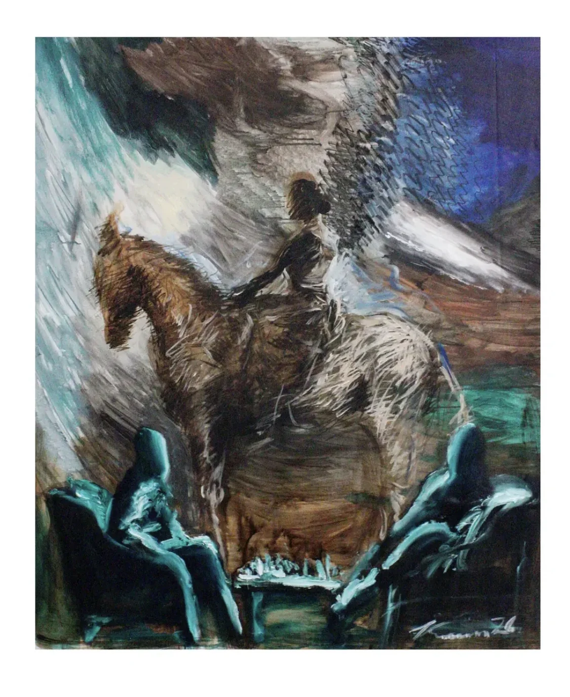 The Horsewoman of Peace by Yevgen Klimenko
