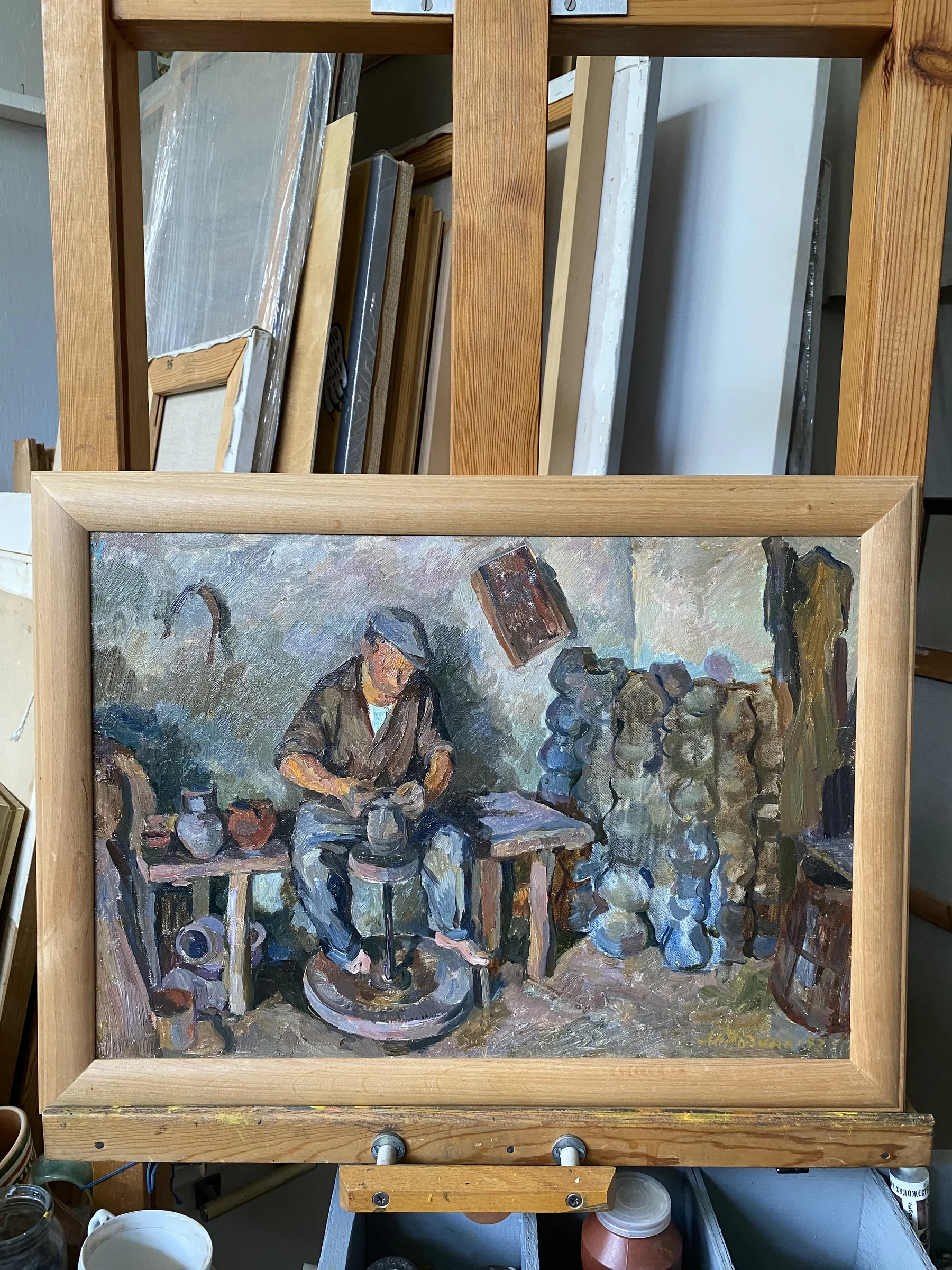 Potter, Dybyntsi Village. Study by Olena Mykhaylova-Rodina — photograph 4
