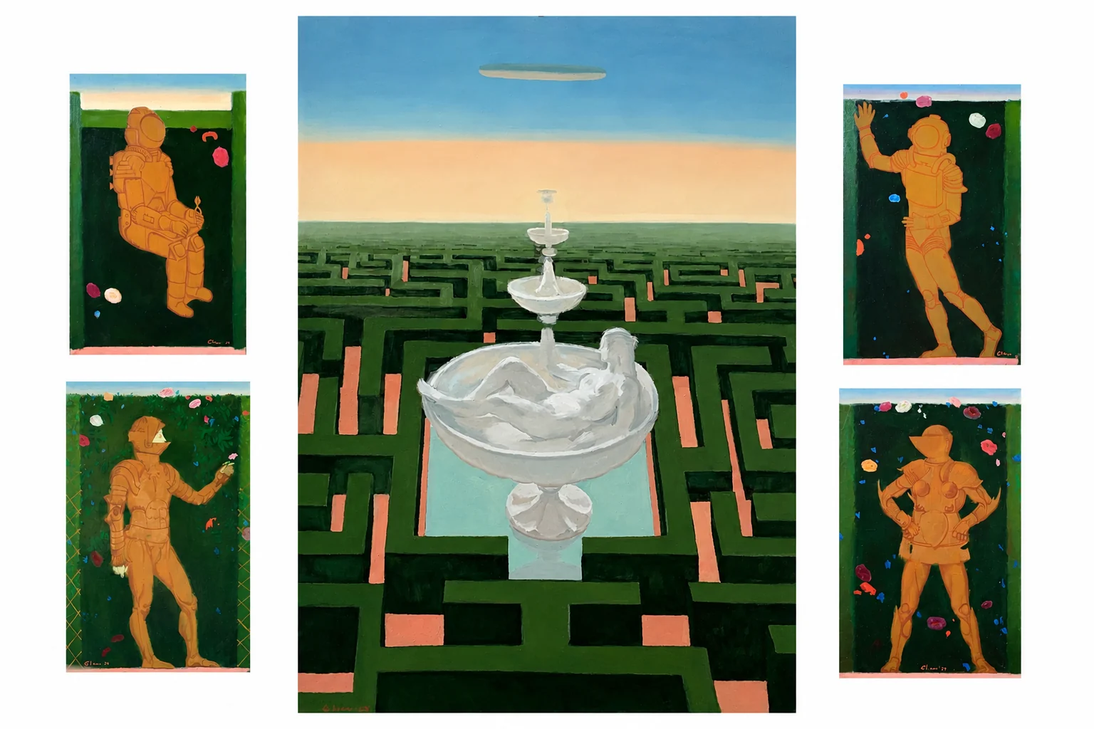 The Labyrinth and the Gardeners by Yevgen Piskunov